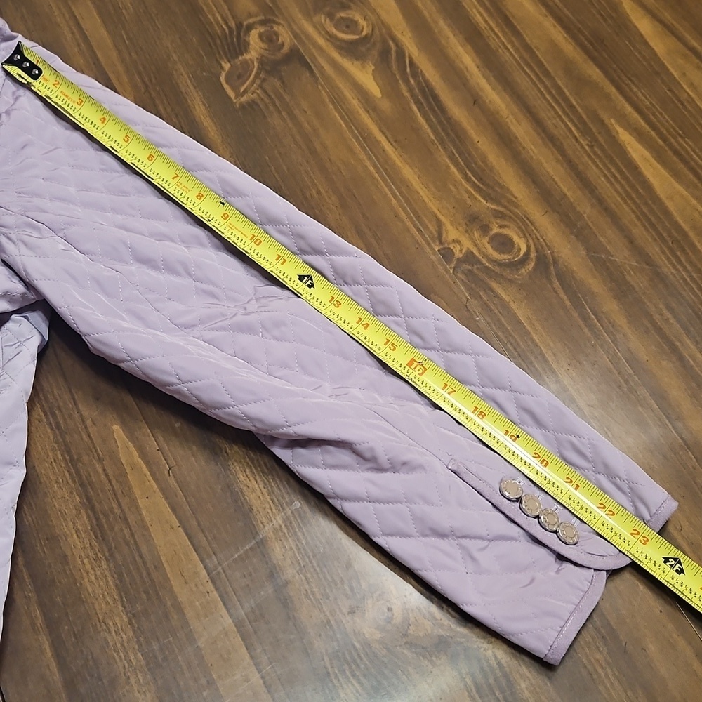 Talbots Lavender Quilted Puffer Jacket - Picture 4 of 8